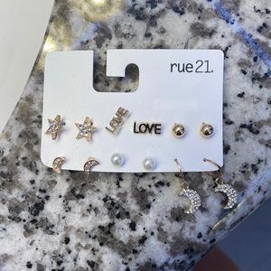 6 Pack Rue 21 Earings